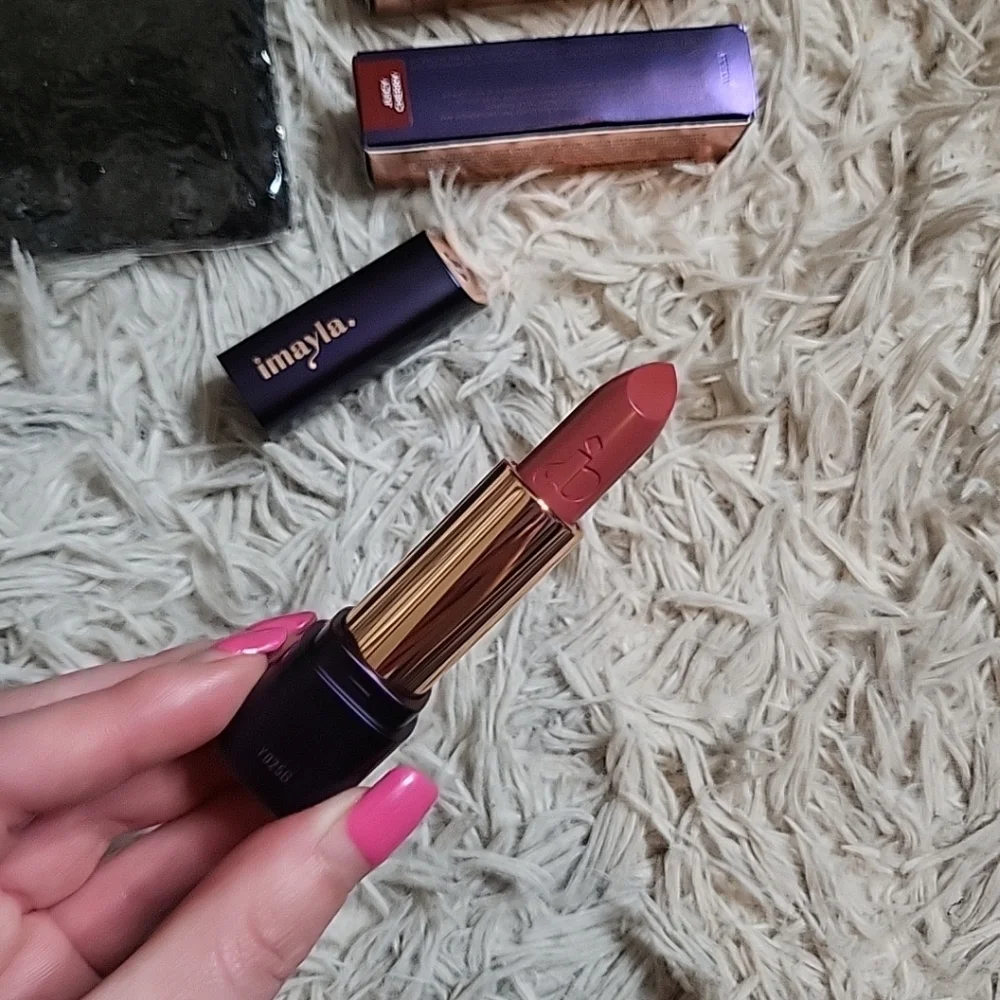 Lippy Bundle Lippies imayla The One Hydrating Cream Lipstick & Sequin Bag Lot ✨️